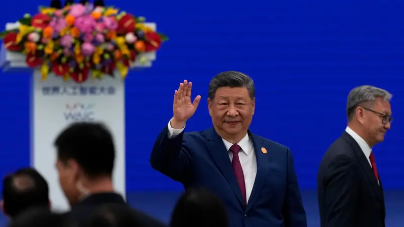 Il presidente cinese Xi Jinping alla Waico