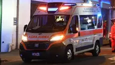 Il diciottenne è stato portato via in codice rosso