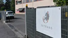 Infortunio sul lavoro alla Setrans di via San Zeno