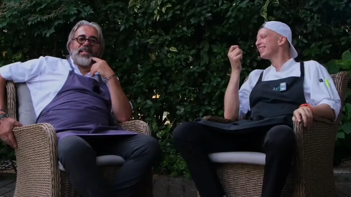 Lo chef bretone con il bergamasco Michele Cambianica