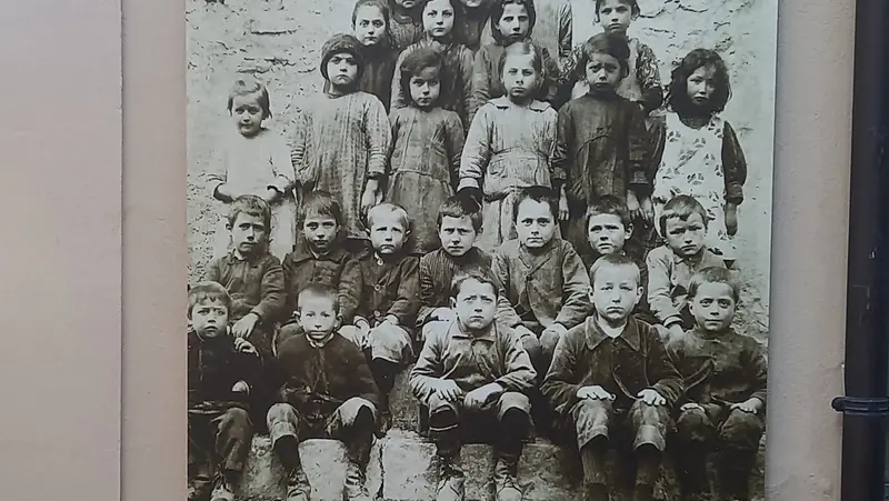 La foto di una scolaresca