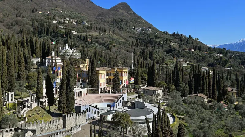 Il suggestivo anfiteatro in uno scatto di Augusto Rizza