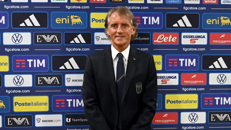 Il nuovo ct Roberto Mancini - Foto Ansa © www.giornaledibrescia.it