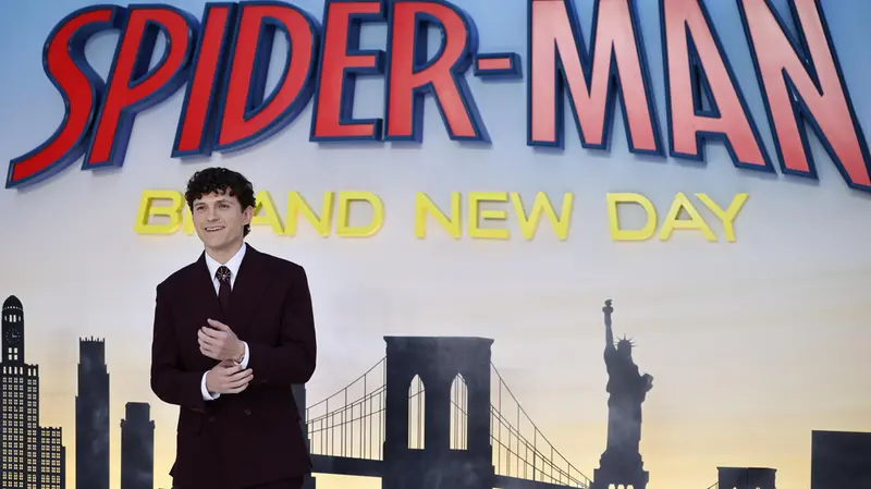 Tom Holland durante la premiere in Uk - Foto Ansa © www.giornaledibrescia.it