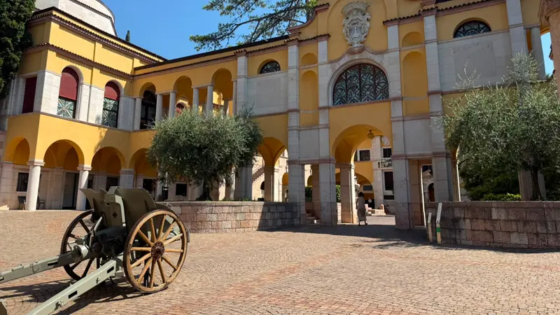 L'ingresso del Vittoriale degli Italiani