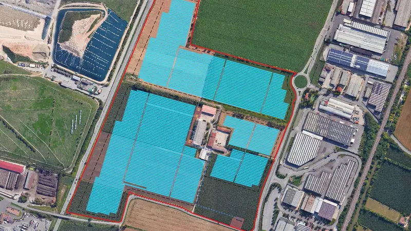 L'area interessata dall'operazione