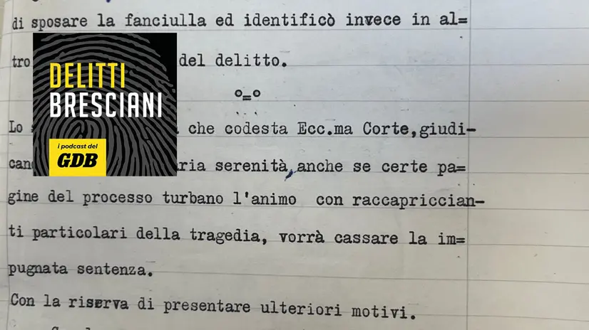 La nuova puntata di Delitti bresciani, «Correva l'anno 1946: l'ultima notte di Lucia»