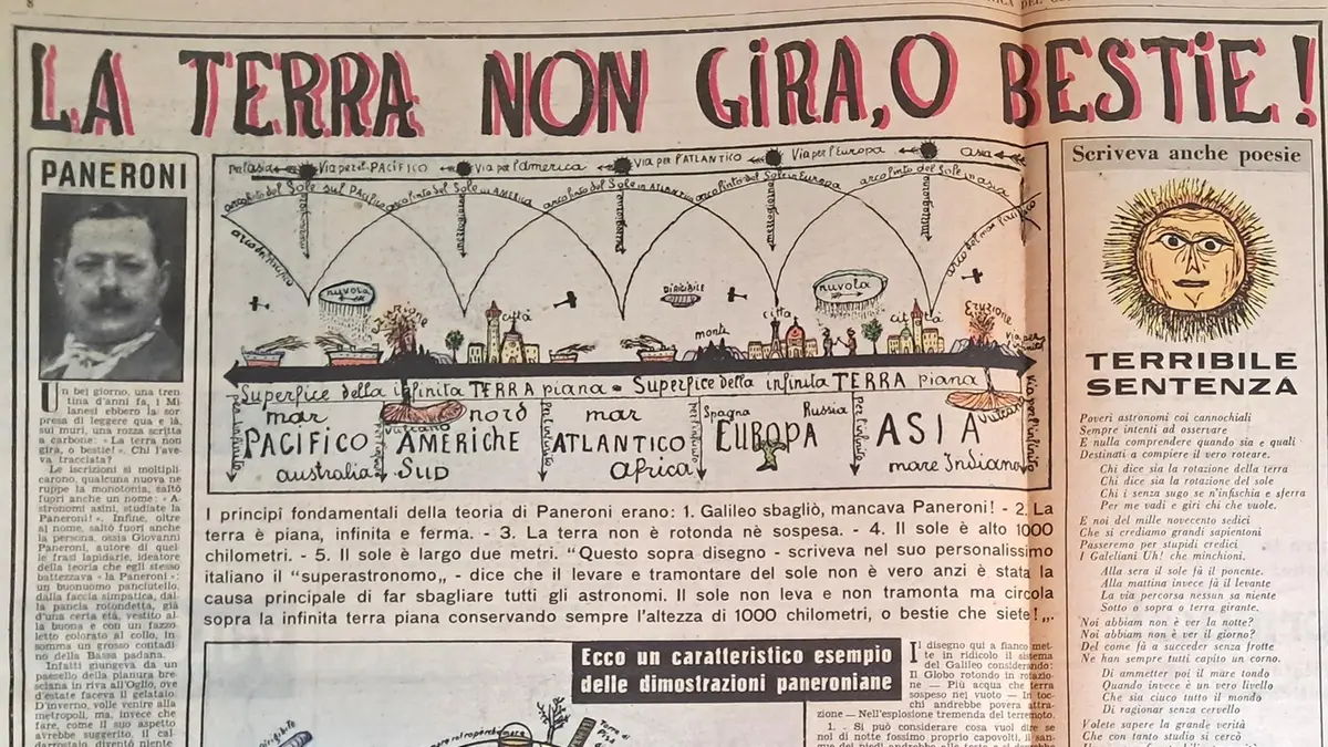 La morte di Giovanni Paneroni sulla Domenica del Corriere del gennaio 1950