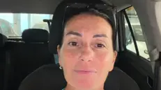 Un frame del video pubblicato da Cristina Plevani