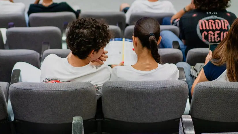 Un'aula dell'UniBs - Foto Facebook