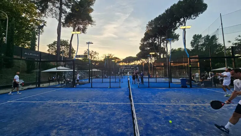 I campi di padel del circolo romano