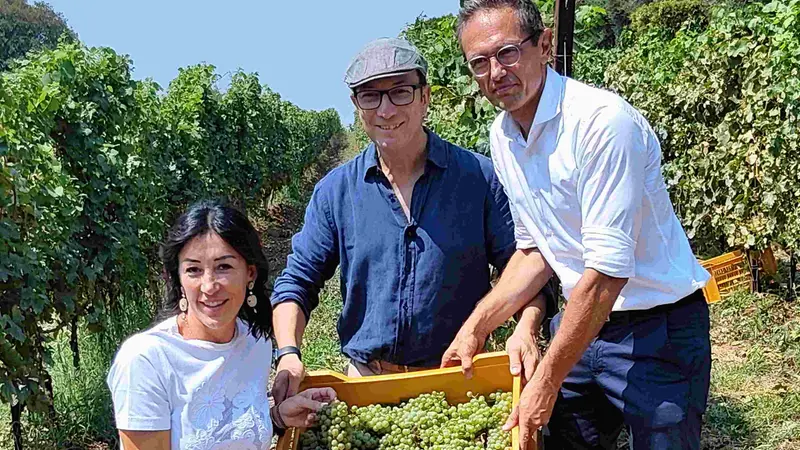 Da sinistra Sabrina Gozio, Roberto Paladin e Gianluigi Vimercati