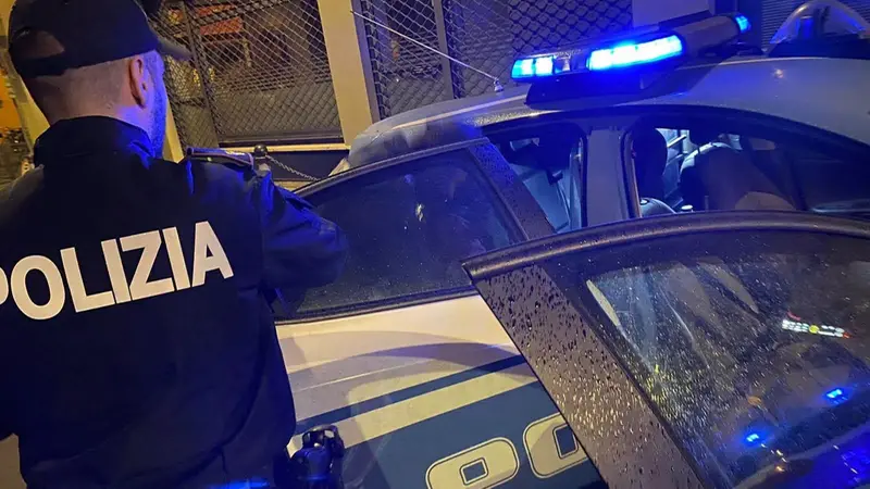 Un intervento di Polizia, foto d'archivio