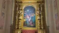La Circoncisione di Gesù dipinta da Grazio Cossali, custodita in San Giovanni Battista