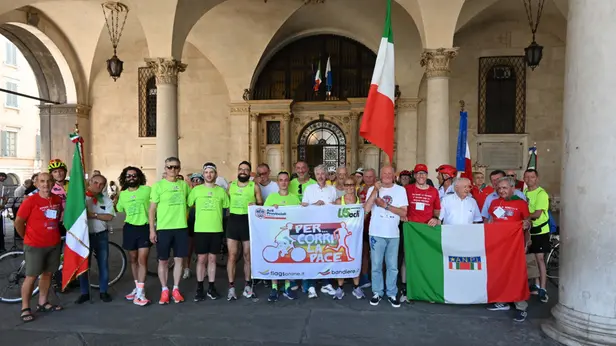 La staffetta «Momenti di memoria» in città