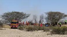 I soccorsi nella zona di Nazca