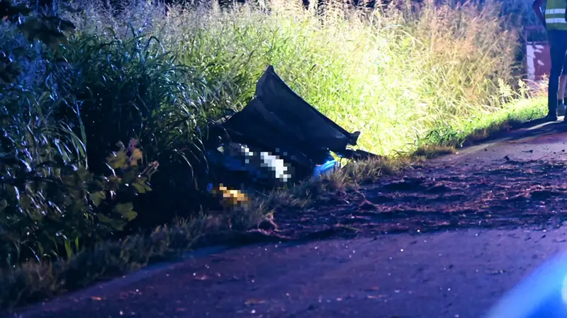 L'incidente mortale a Brandico