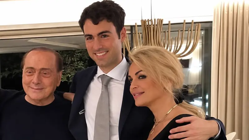Silvio Berlusconi, Lucas Vianini e Francesca Pascale
