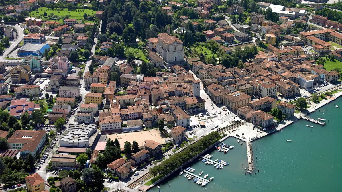 Pisogne dall'alto