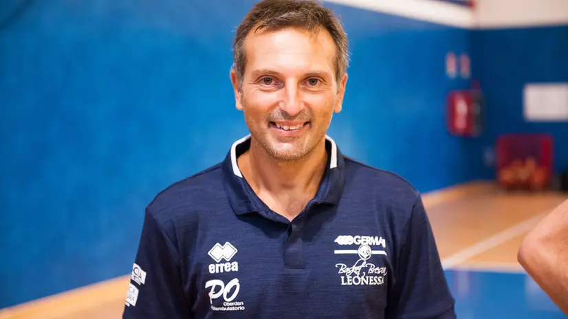 Luciano D'Ancicco ai tempi del Basket Brescia Leonessa - © Checchi Newreporter