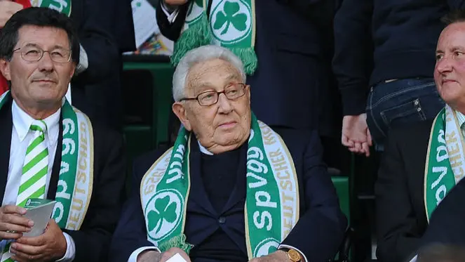 Henry Kissinger nel 2012 in Baviera