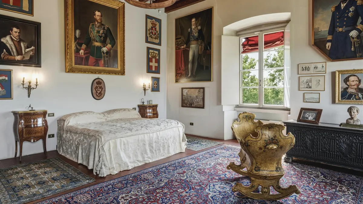 Gli interni di Castello Avogadro Spada