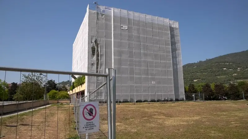 Un cantiere a Brescia