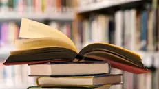 Alcuni libri impilati