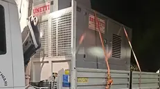 L'intervento ieri sera