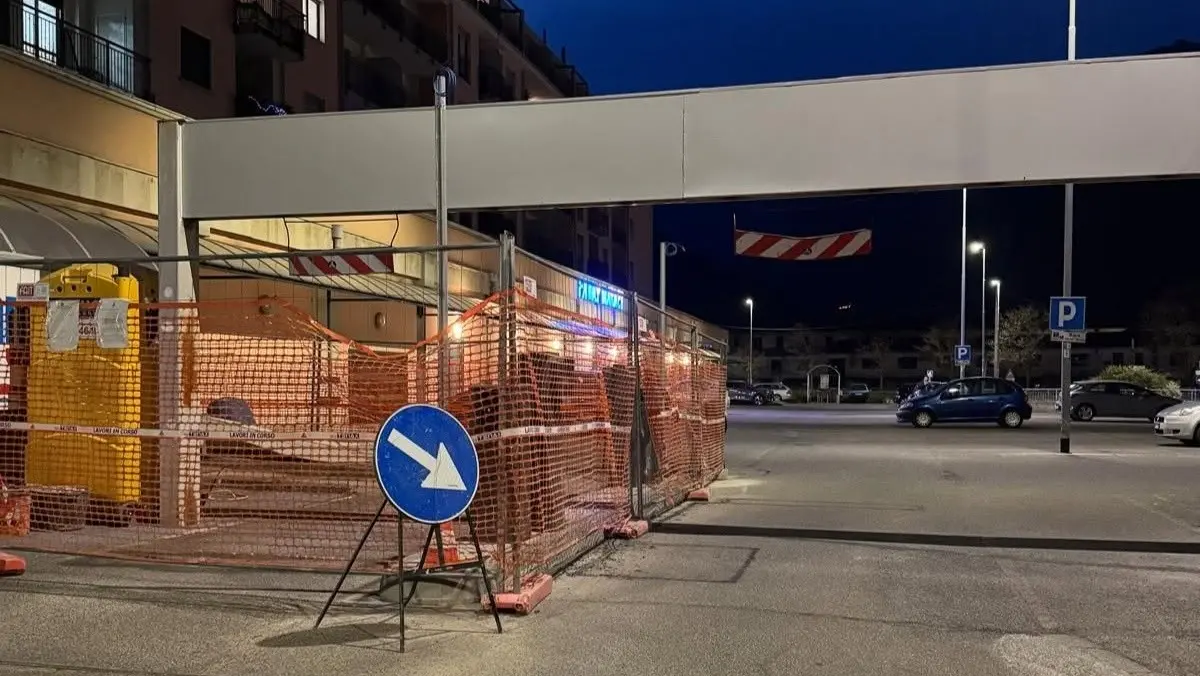 Il parcheggio del complesso I Portici