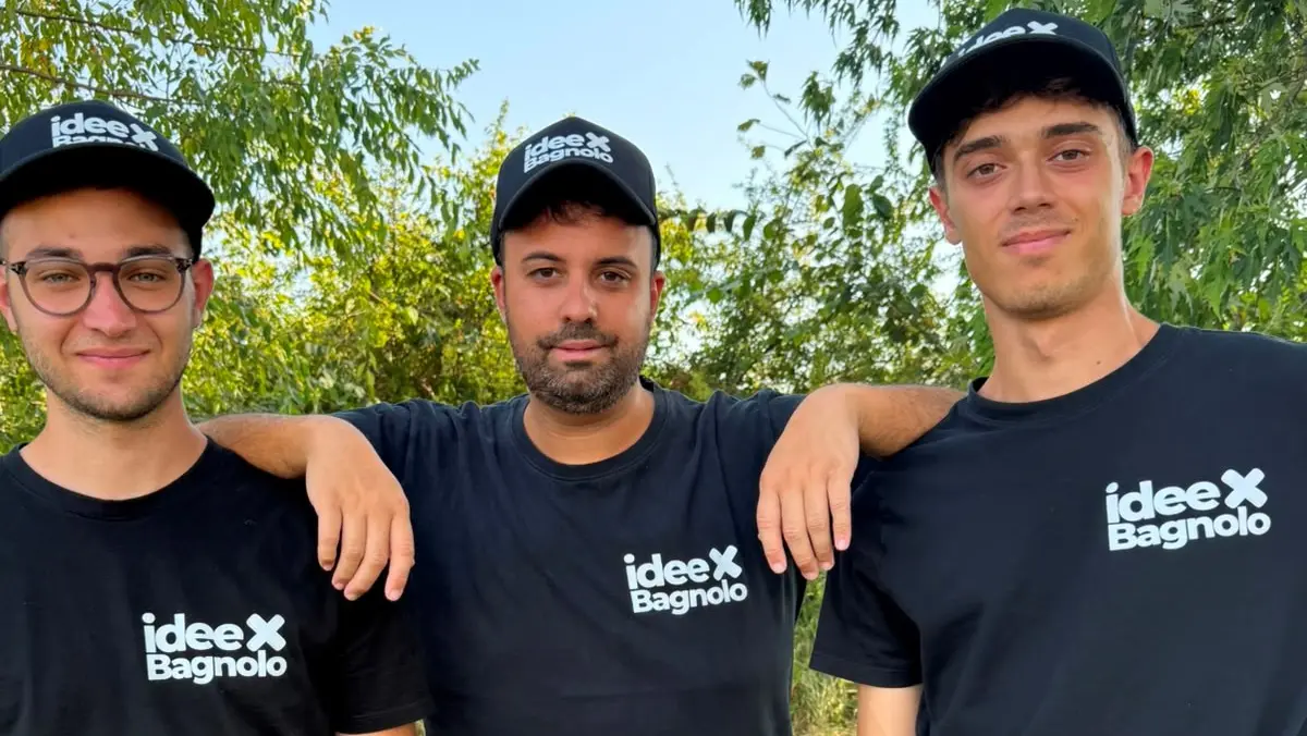 I ragazzi dell'associazione «Idee X Bagnolo»