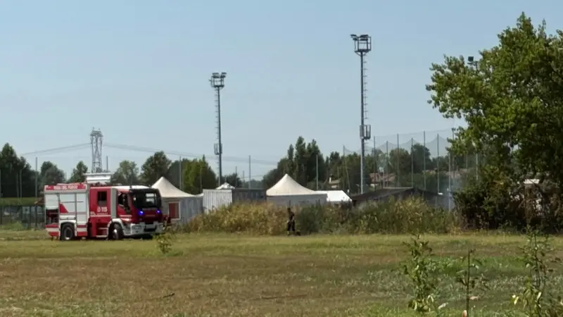 Sul posto i Vigili del fuoco