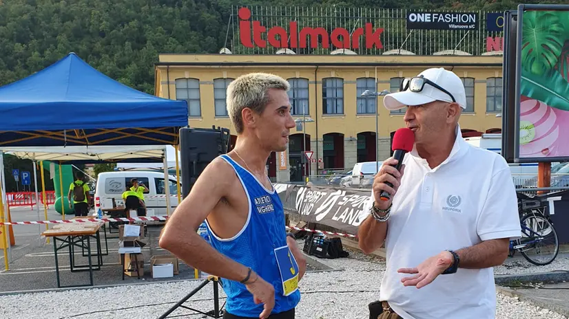 Il vincitore Stefano Goffi