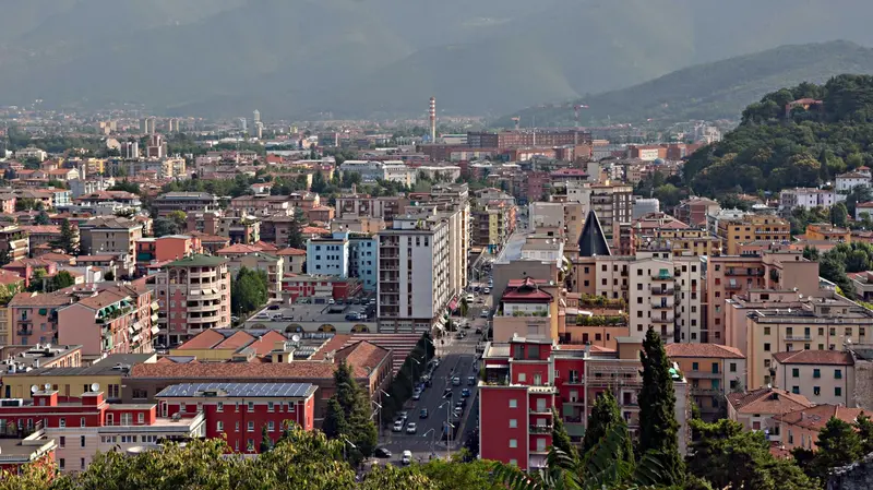 La zona di via Crocifissa di Rosa