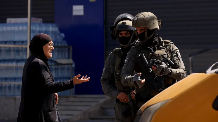 L'Idf in un campo profughi