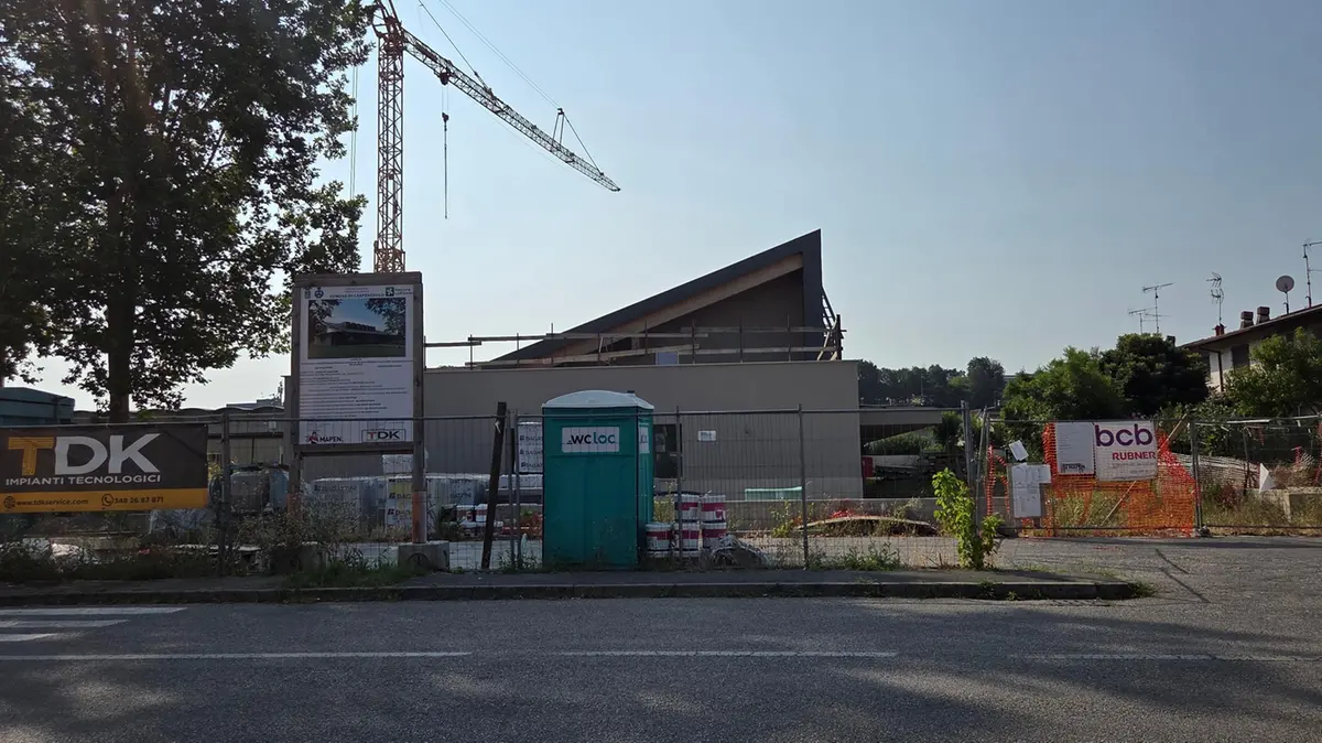 Il cantiere oggi