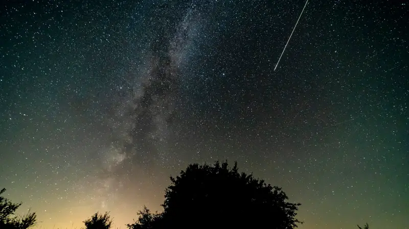 Una stella cadente nella notte di San Lorenzo