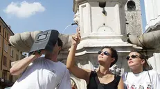 L'eclissi di sole del 1999 a Brescia