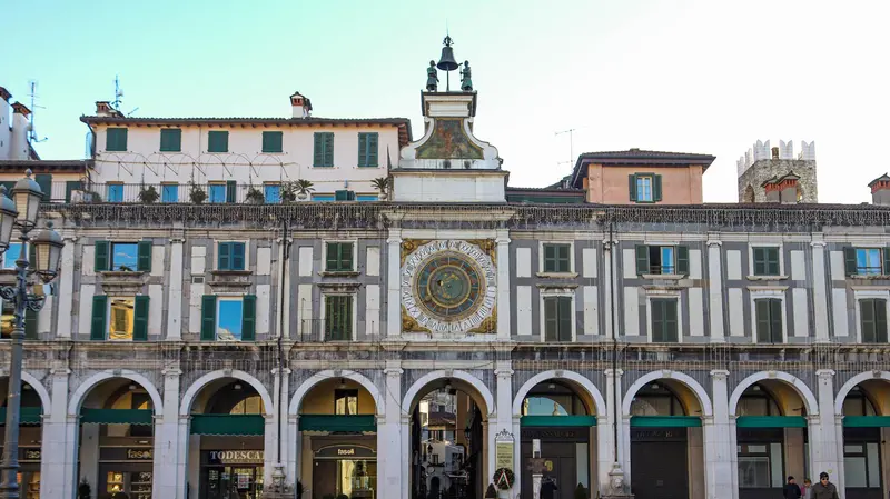 L'orologio in piazza della Loggia