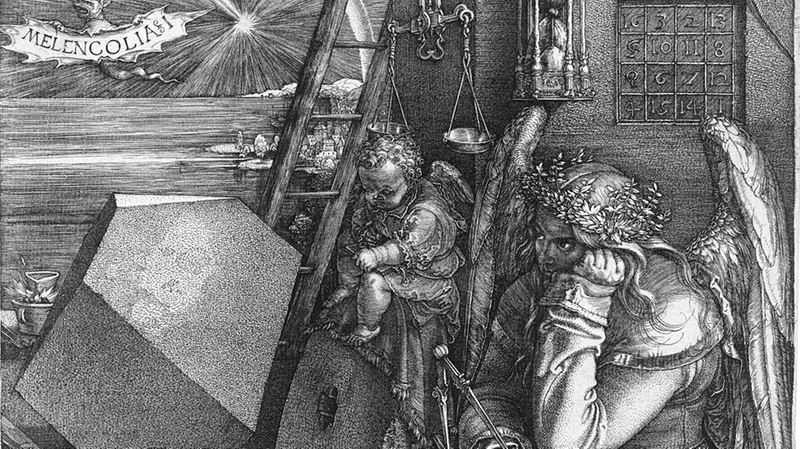 Melencolia I, di Albrecht Dürer - Staatliche Kunsthalle di Karlsruhe