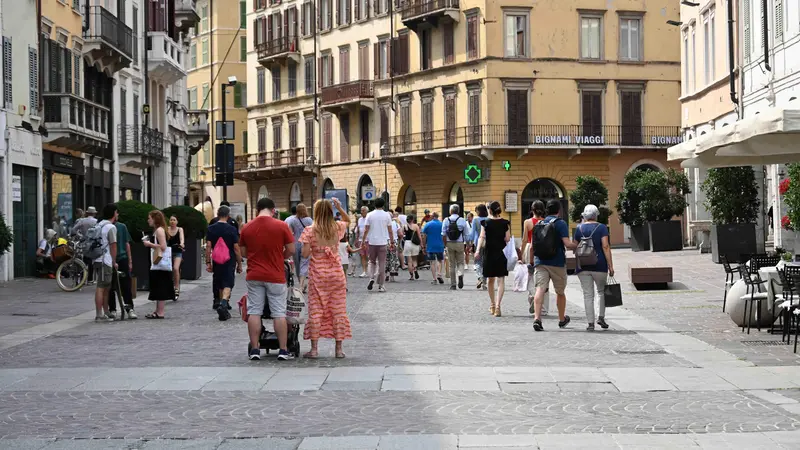 Una foto del centro storico