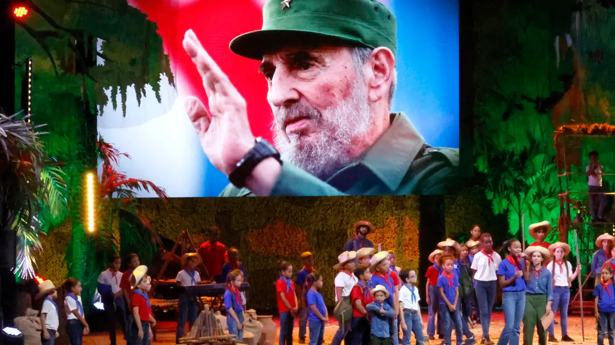 Celebrazioni del centenario della nascita di Fidel Castro a Cuba - Foto Ansa © www.giornaledibrescia.it