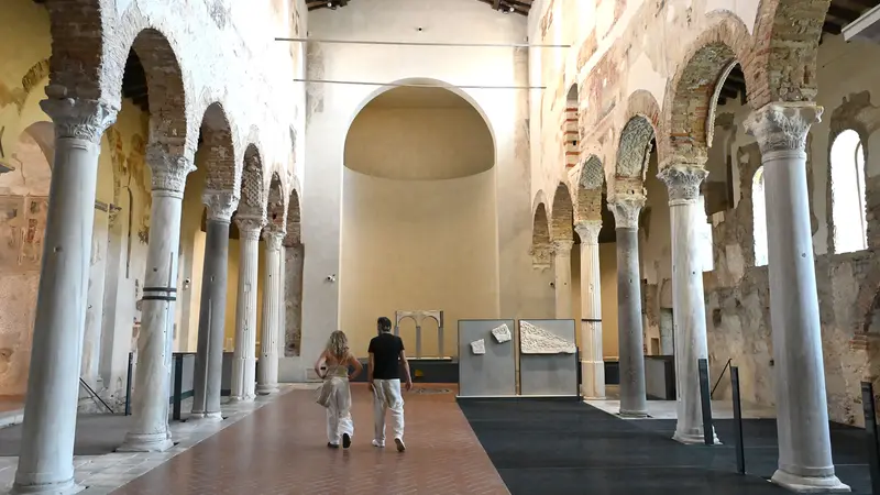Turisti al museo di Santa Giulia - Foto Comune di Brescia/Christian Penocchio