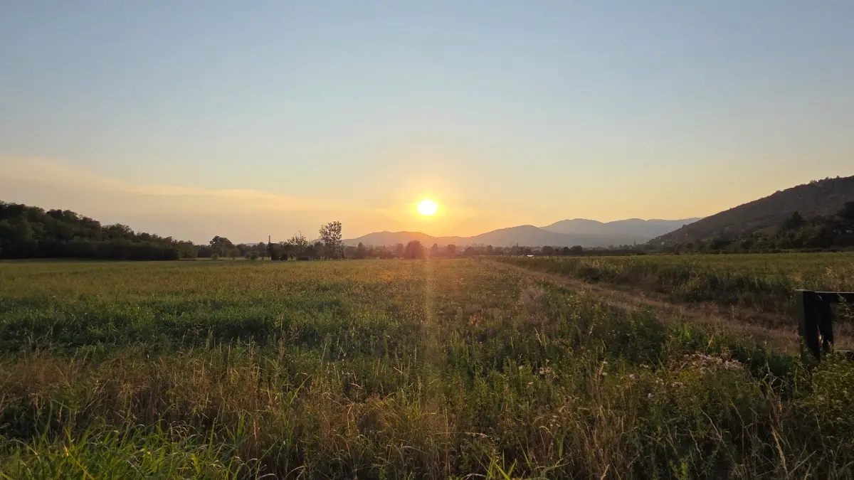Un tramonto estivo a Mompiano - © www.giornaledibrescia.it