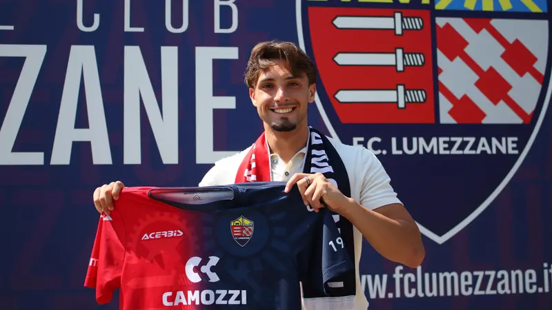 Il neo acquisto Giuseppe d'Angelo - Foto ufficio Stampa Lumezzane