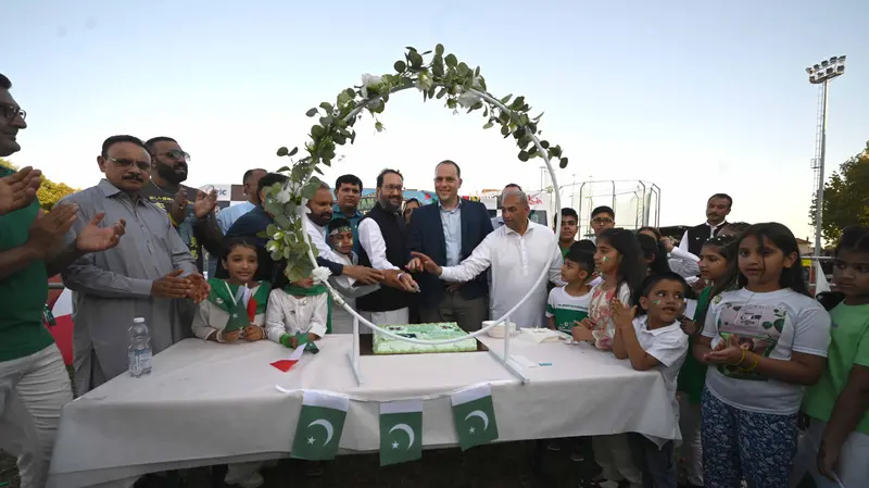 CRONACA BRESCIA CAMPO CALVESI PAKISTAN FAMILY FUNFAIR CON IL CONSOLE GENERALE DEL PAKISTAN A MILANO MURAD BASEER PER CARINI 14-08-2026 MARCO ORTOGNI NEW EDEN GROUP