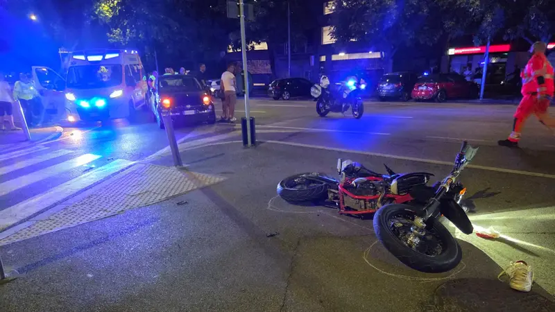 L'incidente in via XX settembre a Brescia
