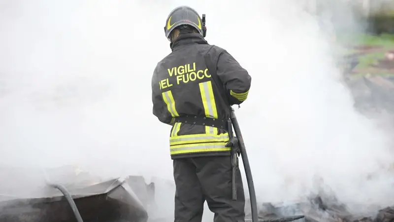 Sul posto i Vigili del fuoco (foto d'archivio)