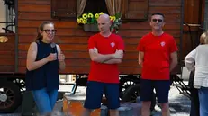 Il team composto dall'educatrice Martina Grillo e dagli allenatori