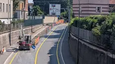 La strada che porta in stazione